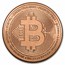 Buy 1 oz Copper Round - Bitcoin | APMEX