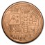 1 oz Copper Round - Bitcoin