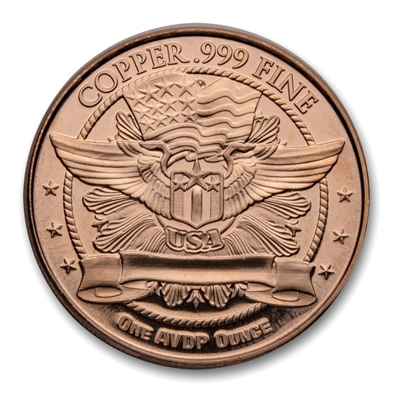 Buy 1 oz Copper Round Buffalo Nickel APMEX