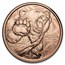 1 oz Copper Round - Bull & Bear