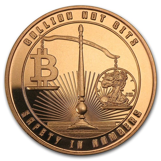 1 oz Copper Round - Bullion Not Bits 1 oz Copper Round - Bullion Not Bits