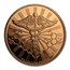 1 oz Copper Round - Cannabis (Ahead of the Curve)
