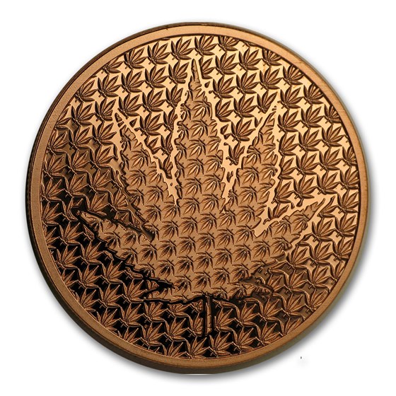 1 oz Copper Round - Cannabis Forever 1 oz Copper Round - Cannabis Forever