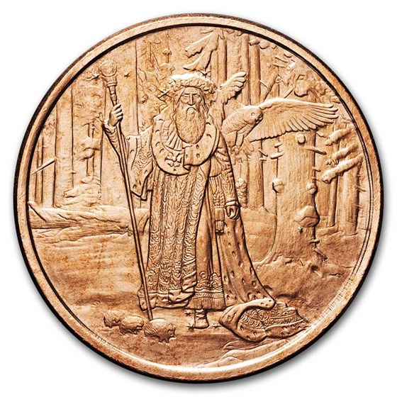 1 oz Copper Round - Celtic Lore: Merlin 1 oz Copper Round - Celtic Lore: Merlin