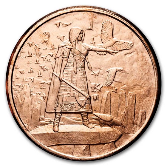 1 oz Copper Round - Celtic Lore: Morrigan 1 oz Copper Round - Celtic Lore: Morrigan