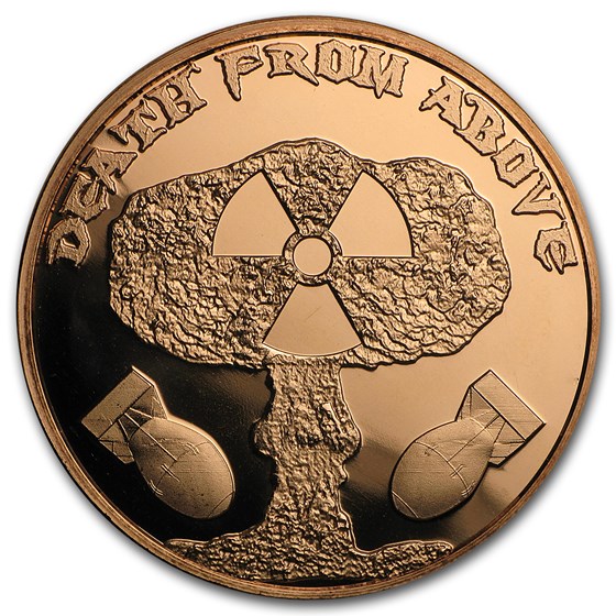 1 oz Copper Round - Death From Above (Anonymous Mint) 1 oz Copper Round - Death From Above (Anonymous Mint)