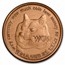 1 oz Copper Round - Dogecoin