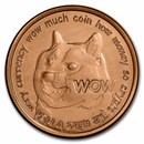 1 oz Copper Round - Dogecoin