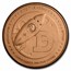 1 oz Copper Round - Dogecoin