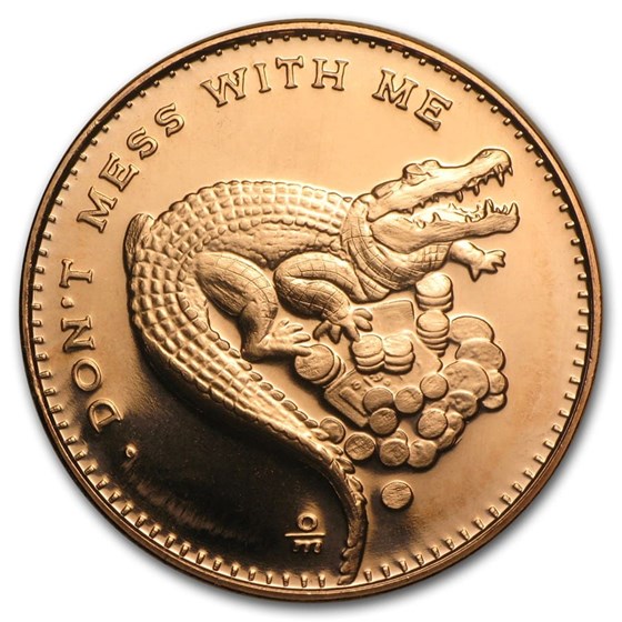 1 oz Copper Round - Don't Mess with Me