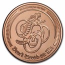 1 oz Copper Round - Don't Tread on Me | Liberty or Death 1 oz Copper Round - Don't Tread on Me | Liberty or Death