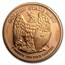1 oz Copper Round - Don't Tread on Me - Tea Party