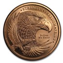 1 oz Copper Round - Eagle (Strength, Freedom, & Pride)