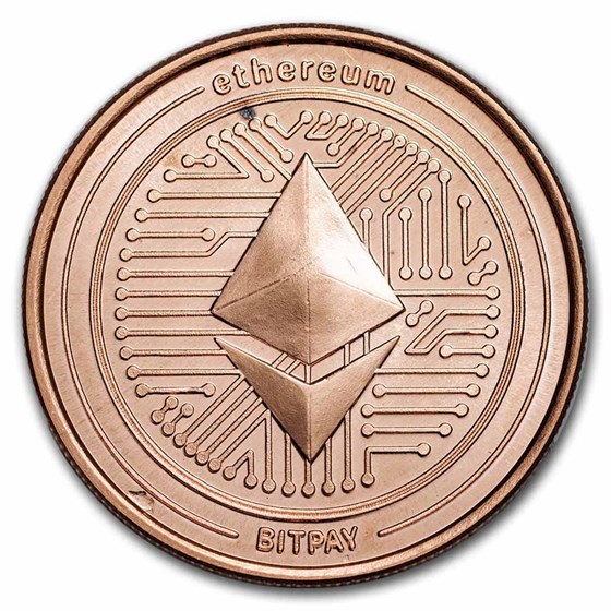 1 oz Copper Round - Ethereum 1 oz Copper Round - Ethereum