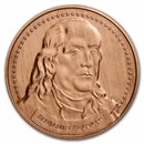 1 oz Copper Round - Founders of Liberty: Franklin | Free Speech 1 oz Copper Round - Founders of Liberty: Franklin | Free Speech