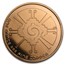 1 oz Copper Round - Mayan Calendar