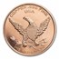 1 oz Copper Round - Megalodon Shark