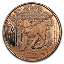 1 oz Copper Round - Nordic Creatures: Garm