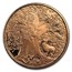 1 oz Copper Round - Nordic Creatures: Nidhoggr Dragon