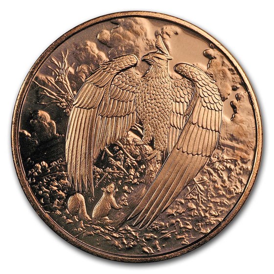 1 oz Copper Round - Nordic Creatures: The Great Eagle 1 oz Copper Round - Nordic Creatures: The Great Eagle