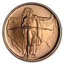 1 oz Copper Round - Oregon Trail
