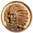 1 oz Copper Round - Red Cloud