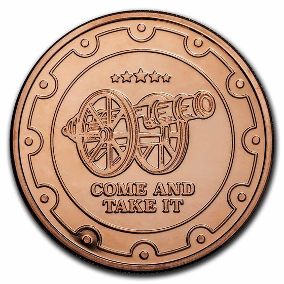 Buy 1 oz Copper Round - Second Amendment |