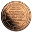 1 oz Copper Round - Second Amendment (Right to Bear Arms)