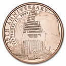 1 oz Copper Round - September 11th, 25th Anniversary