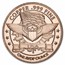 1 oz Copper Round - September 11th, 25th Anniversary