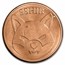 1 oz Copper Round - Shiba Inu