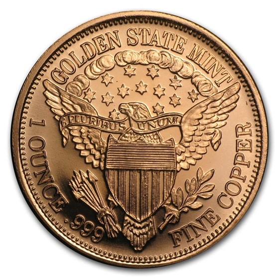Buy 1 oz Copper Round Statue of Liberty APMEX