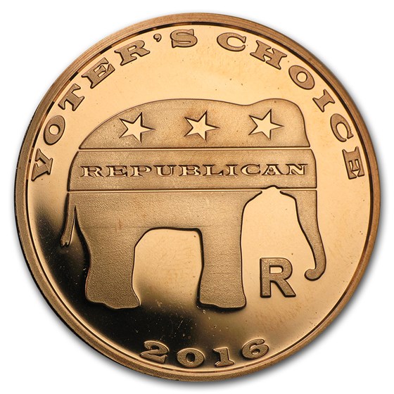 1 oz Copper Round - Voter's Choice 1 oz Copper Round - Voter's Choice