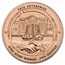 1 oz Cu Round - Founders of Liberty: Adam Smith | Free Enterprise