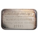 1 oz Engelhard Industries Silver Bar (Wide, Canada, Smooth)