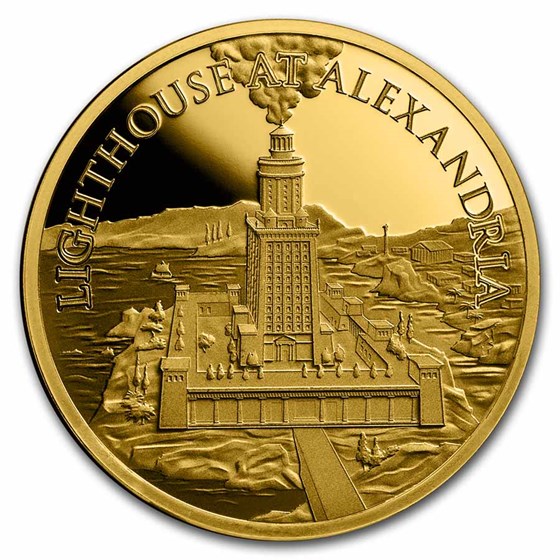 1 oz Gold - 7 Wonders of the World: Lighthouse at Alexandria