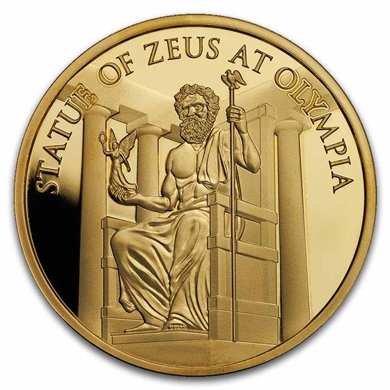 1 oz Gold - 7 Wonders of the World: Statue of Zeus at Olympia