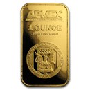 1 oz Gold Bar - APMEX (Old Style)