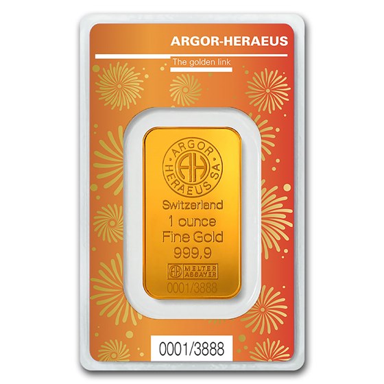 1 oz Gold Bar - Argor-Heraeus Year of the Ox (In Assay) 1 oz Gold Bar - Argor-Heraeus Year of the Ox (In Assay)