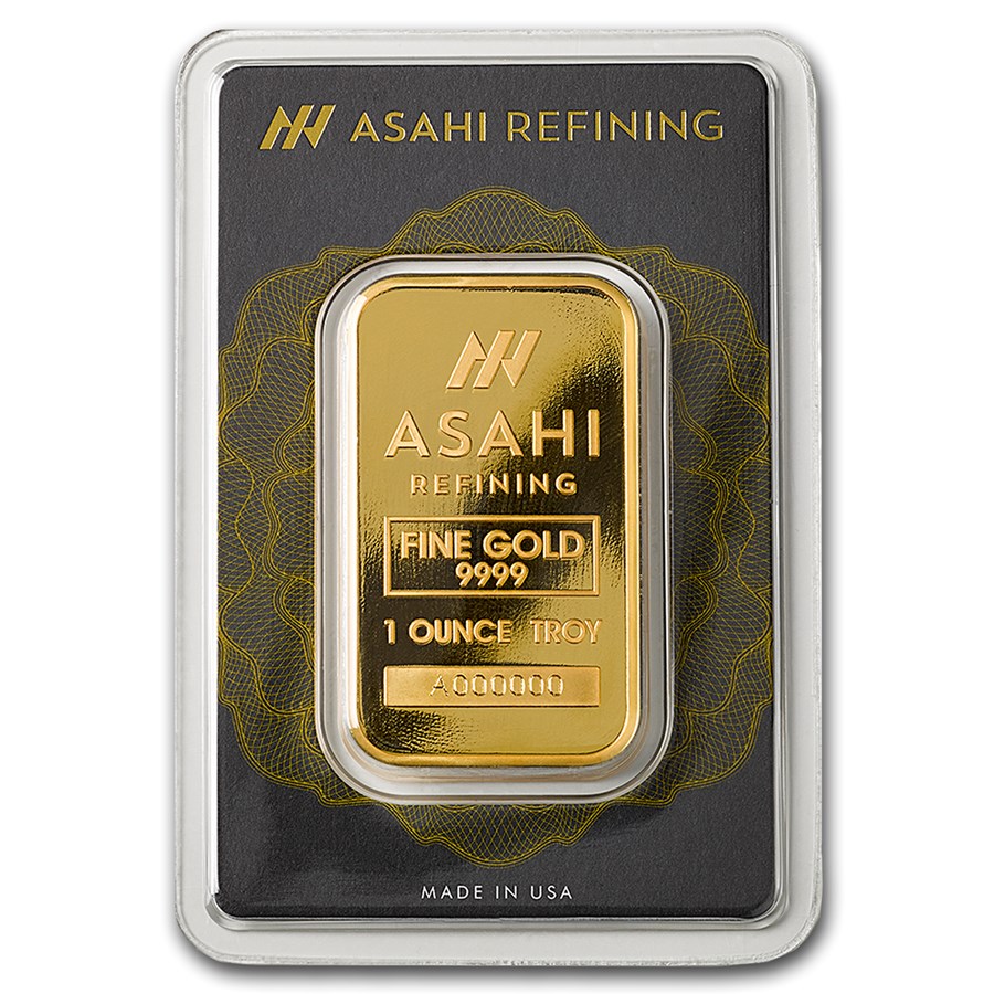 1 oz Gold Bar - Asahi (In Assay)