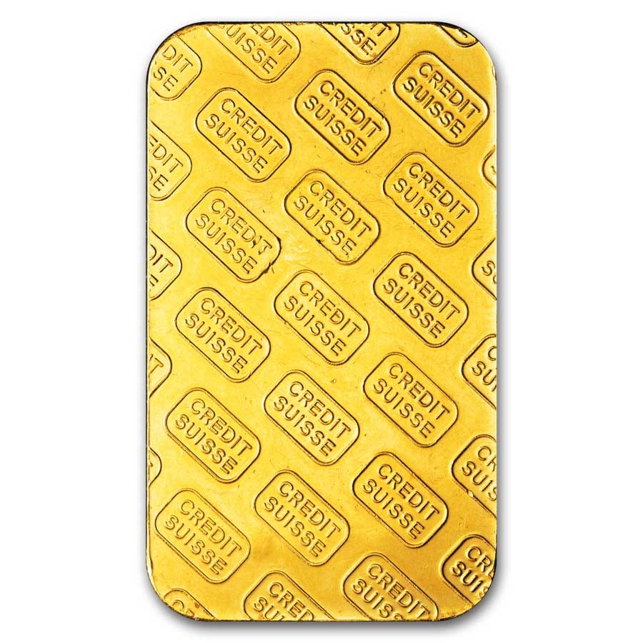 1 oz Gold Bar - Credit Suisse (No Assay)