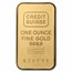 1 oz Gold Bar - Credit Suisse (Vintage, Paper Assay)