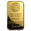 1 oz Gold Bar - Engelhard ('E' logo)