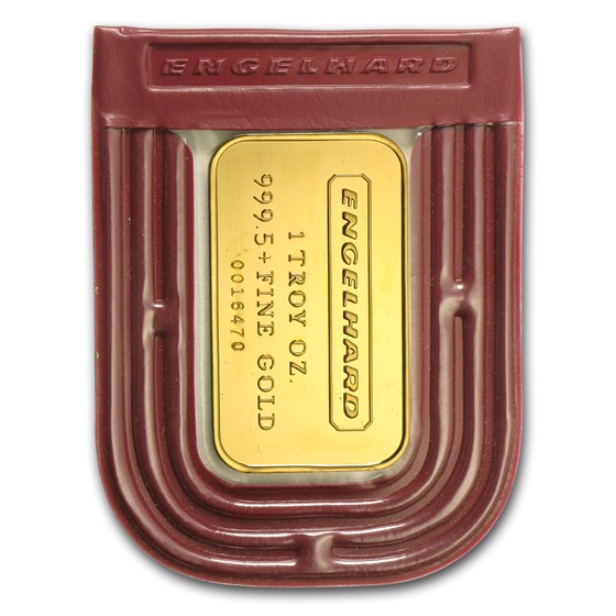 1 oz Gold Bar - Engelhard (Original Packing, Frosted Reverse) 1 oz Gold Bar - Engelhard (Original Packing, Frosted Reverse)