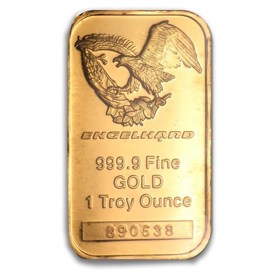 1 oz Gold Bar - Engelhard (Random Design) 1 oz Gold Bar - Engelhard (Random Design)