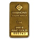 1 oz Gold Bar - Harmony