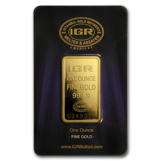 1 oz Gold Bar - Istanbul Gold Refinery (In Assay)