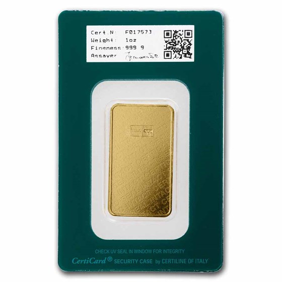 Buy 1 oz Gold Bar - Italpreziosi (In Assay) | APMEX