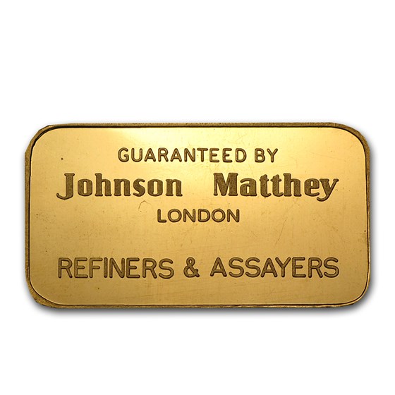 1 oz Gold Bar - Johnson Matthey-London (RNB) 1 oz Gold Bar - Johnson Matthey-London (RNB)