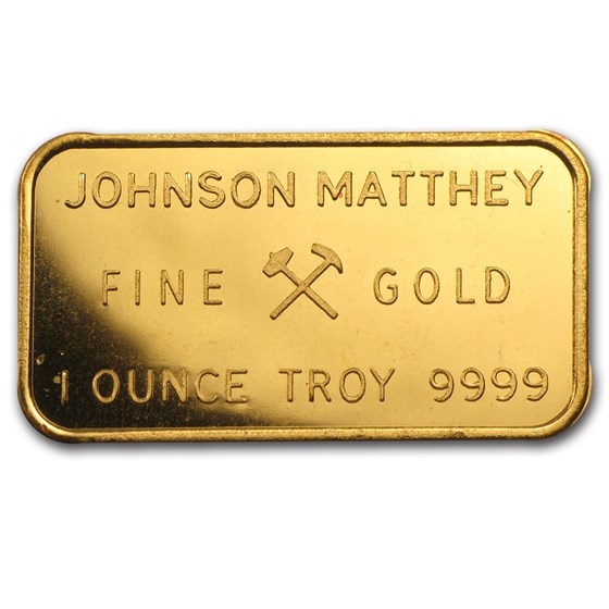 Buy 1 oz Gold Bar Johnson MattheyLondon APMEX